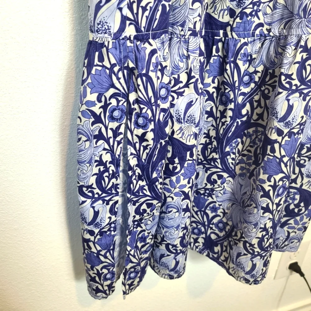 FINLEY Aerin Floral Maxi Dress In Blue Iris Size Small - Picture 10 of 11